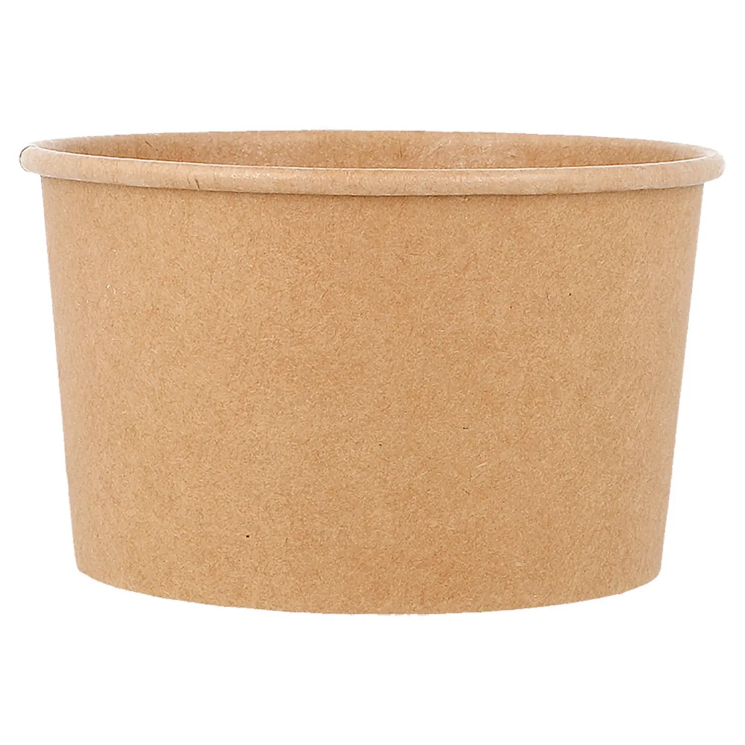Contenitori gelati  300 ml 250 + 18 pe g/m2 ø10x5,5 cm naturale cartone (2000 unità)