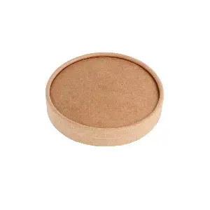 Coperchio per codici 212.97  300 + 18 pe g/m2 ø18,4 cm marrone kraft (300 unità)