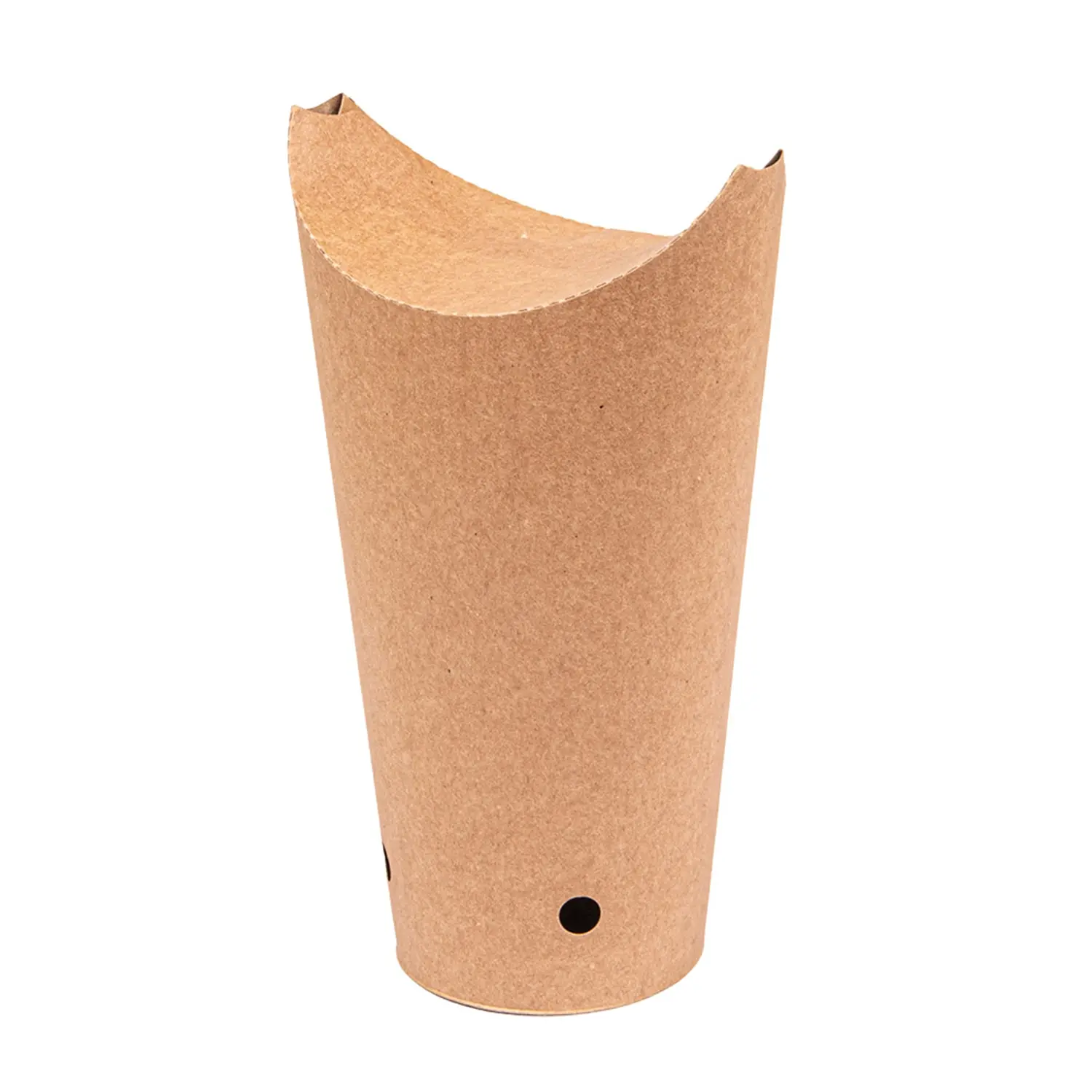 Bicchiere per fritti chiuso  22 oz - 660 ml 200 + 25pe g/m2 8,5x18 cm marrone cartone (1000 unità)
