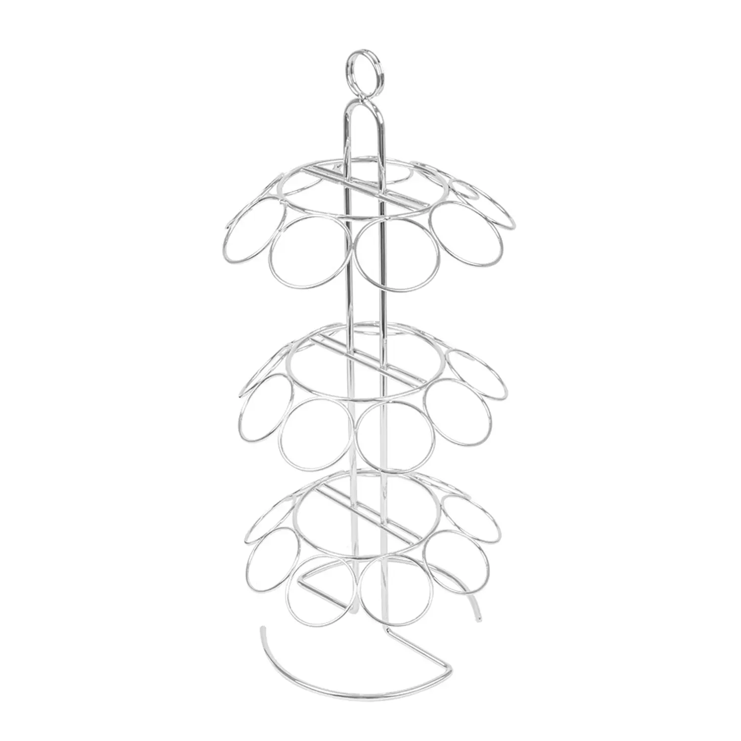 Espositore 27 coni artinox  ø18x42,5 cm cromato acciaio (1 unità)