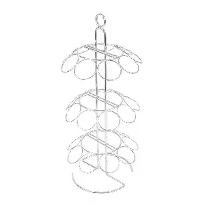 Espositore 27 coni artinox  ø18x42,5 cm cromato acciaio (1 unità)
