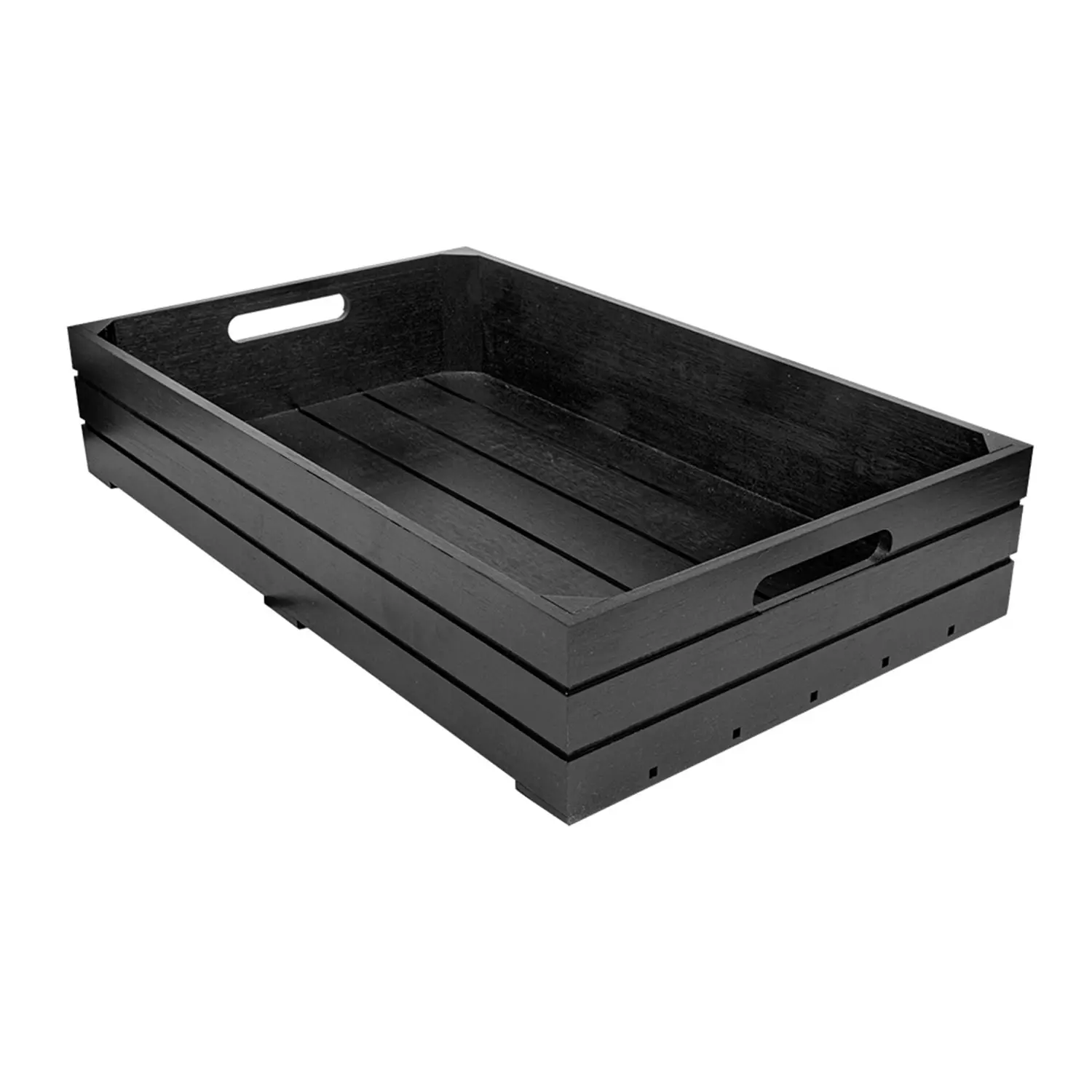 Scatola buffet gn 1/1 bamboo  53x32,5x10 cm nero bambù (1 unità)
