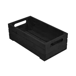 Caixa buffet gn 1/3 bamboo  32,5x17,6x10 cm preto bambú (1 unidade)