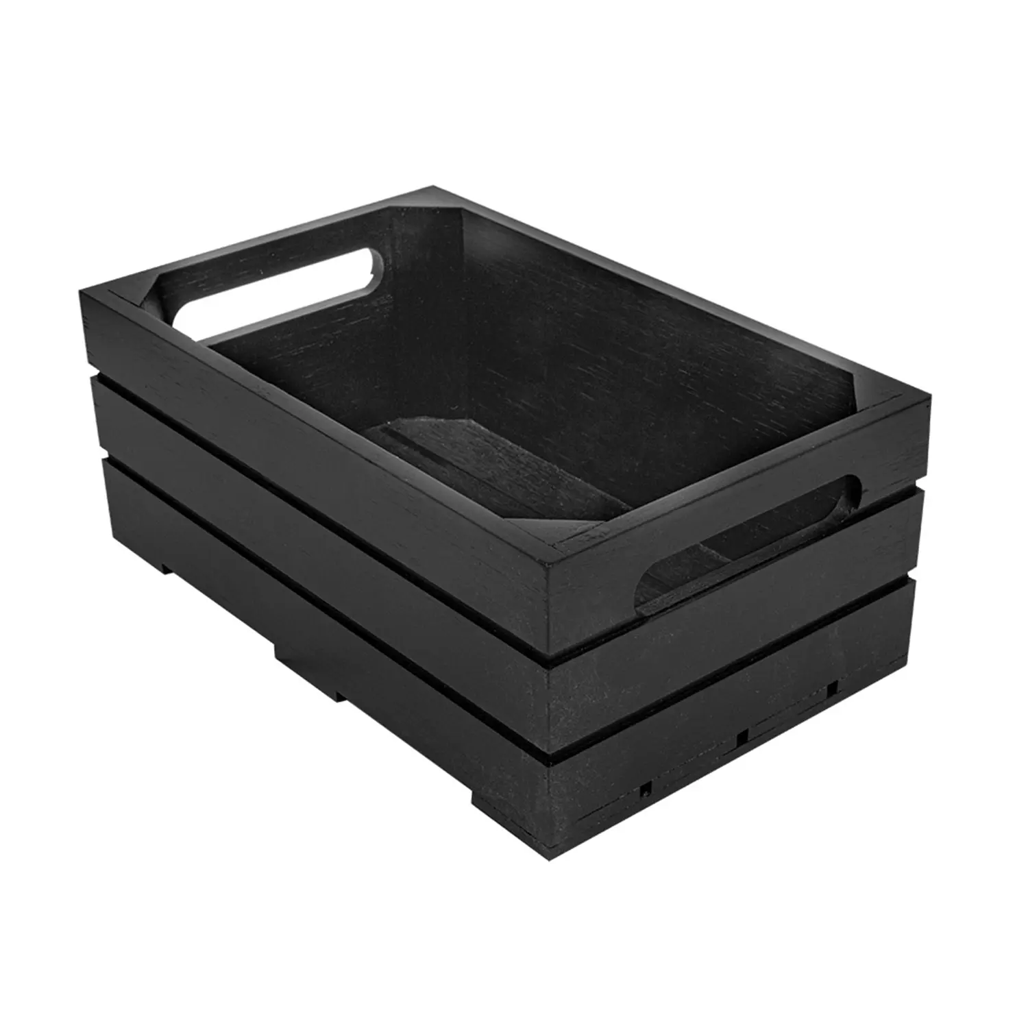 Scatola buffet gn 1/4 bamboo  26,5x16,2x10 cm nero bambù (1 unità)