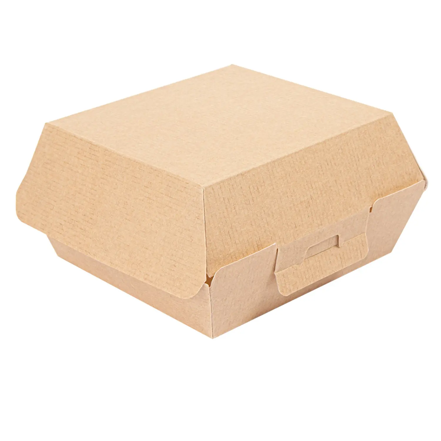 Scatole hamburger thepack  13x12,5x6,2 cm (s) naturale cartone nano-micro (450 unità)