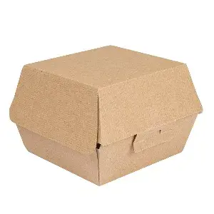 Scatole hamburger thepack  13x12,5x9 cm (m) naturale cartone nano-micro (500 unità)
