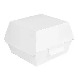 Scatole hamburger thepack  13x12,5x9 cm (m) bianco cartone nano-micro (500 unità)