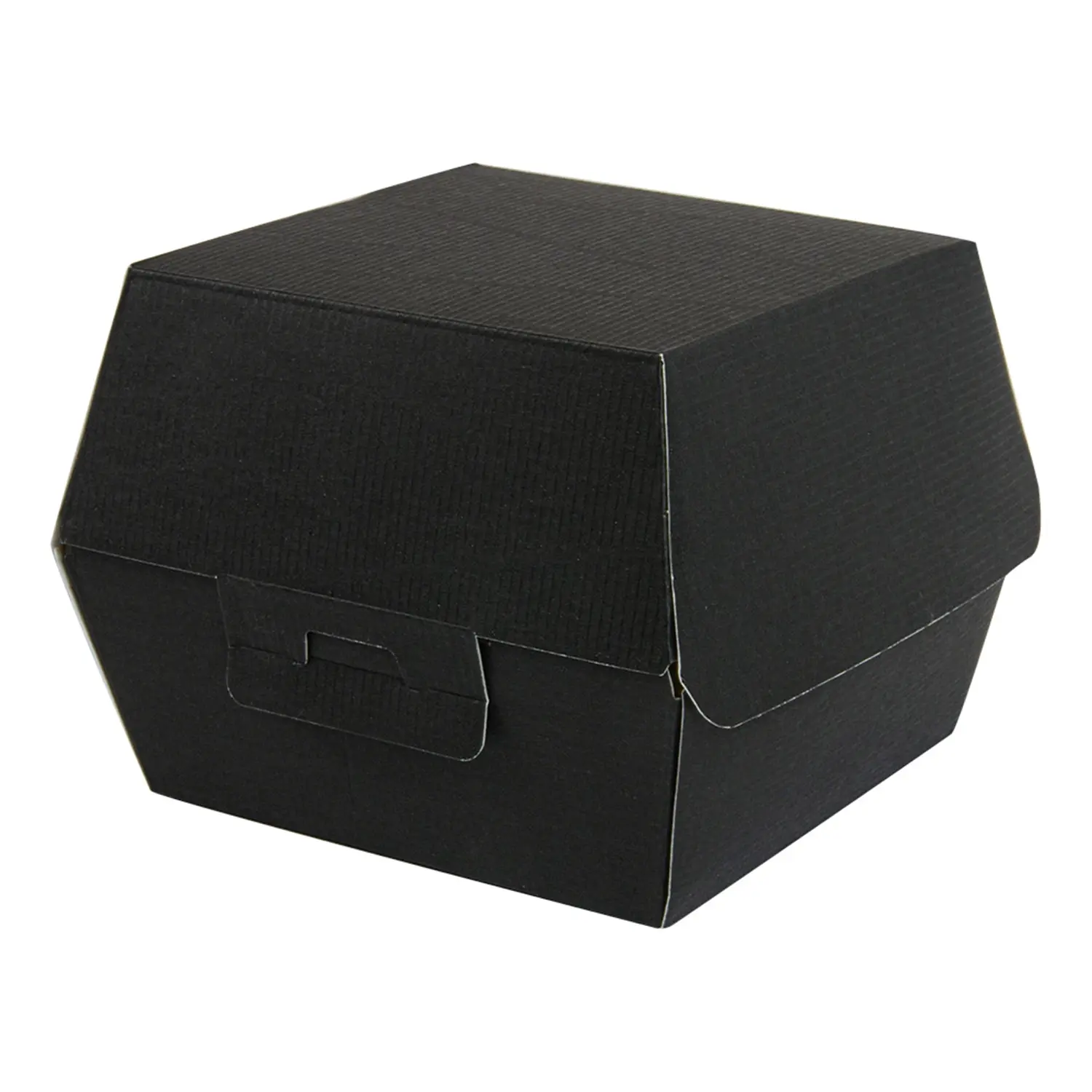 Scatole hamburger thepack  13x12,5x9 cm (m) nero cartone nano-micro (500 unità)