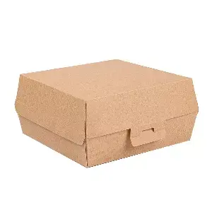 Scatole hamburger thepack  14,2x13,7x6,1 cm (l) naturale cartone nano-micro (500 unità)