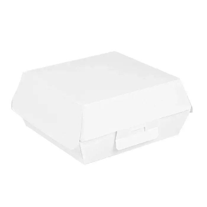 Scatole hamburger thepack 14,2x13,7x6,1 cm (l) bianco cartone nano-micro (500 unità)