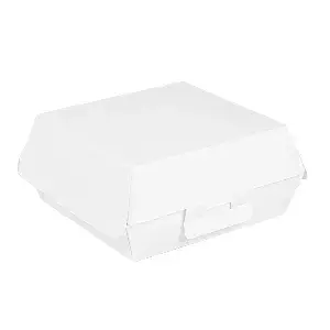 Scatole hamburger thepack  14,2x13,7x6,1 cm (l) bianco cartone nano-micro (500 unità)