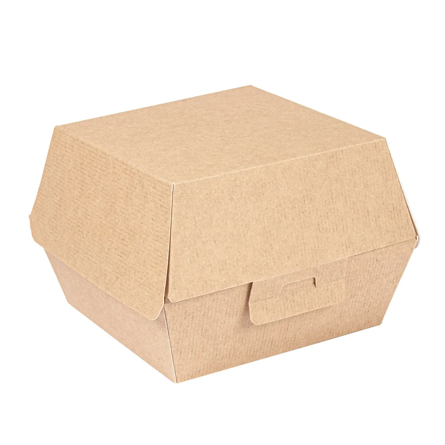 Scatole hamburger thepack  220 g/m2 14,4x13,6x9,2 cm (l+) naturale cartone nano-micro (500 unità)