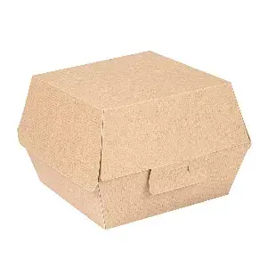 Scatole hamburger thepack  220 g/m2 14,4x13,6x9,2 cm (l+) naturale cartone nano-micro (500 unità)