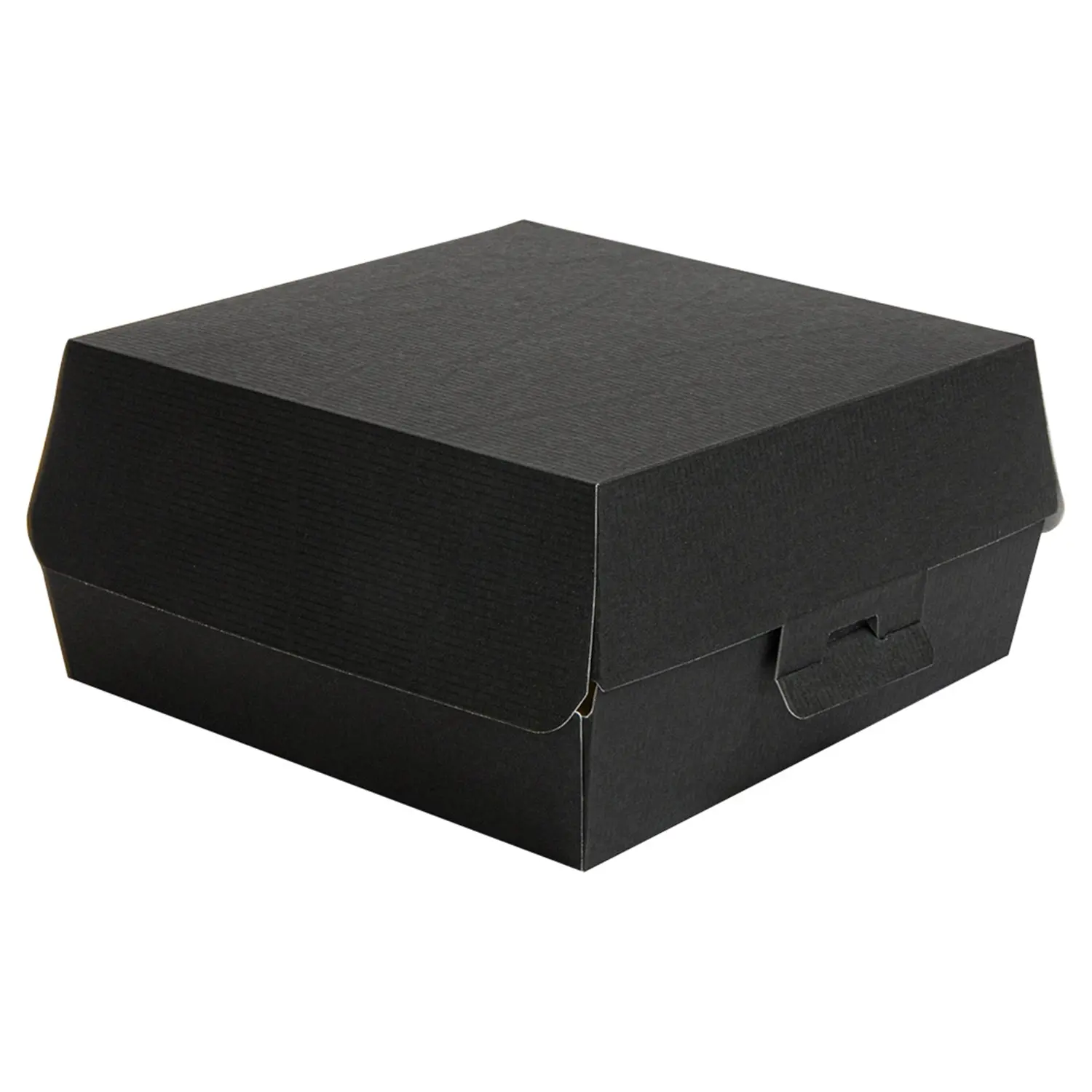 Conchas hamburguer thepack  17,6x16,8x7,8 cm (xl wider) preto cartão nano-micro (300 unidade)