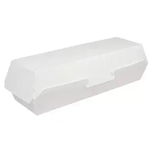 Vaschette hot dog thepack  23,2x9x6,3 cm bianco cartone nano-micro (450 unità)