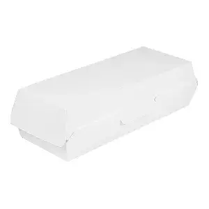 Scatole panini thepack  26,5x12,2x7 cm bianco cartone nano-micro (300 unità)