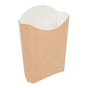 Scatoline per fritti jumbo thepack 165 g 13,5x8,5x16 cm naturale cartone nano-micro (1200 unità)