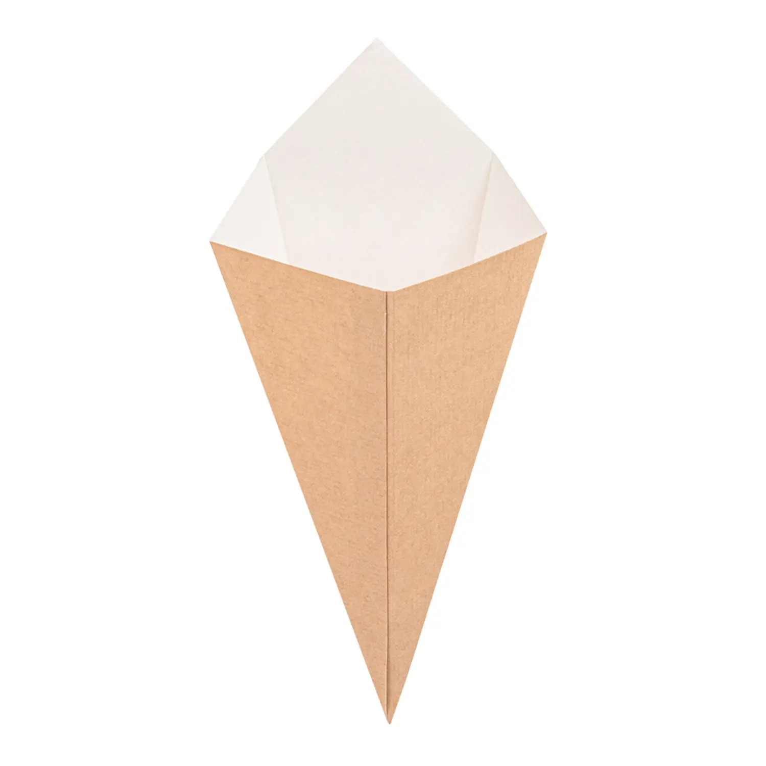 Coni per fritti thepack 100 g 12,8x21,7 cm naturale cartone nano-micro (1600 unità)