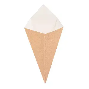 Coni per fritti thepack 100 g 12,8x21,7 cm naturale cartone nano-micro (1600 unità)