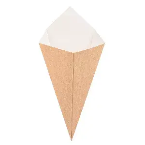 Coni per fritti thepack 250 g 15,7x26,8 cm naturale cartone nano-micro (1200 unità)