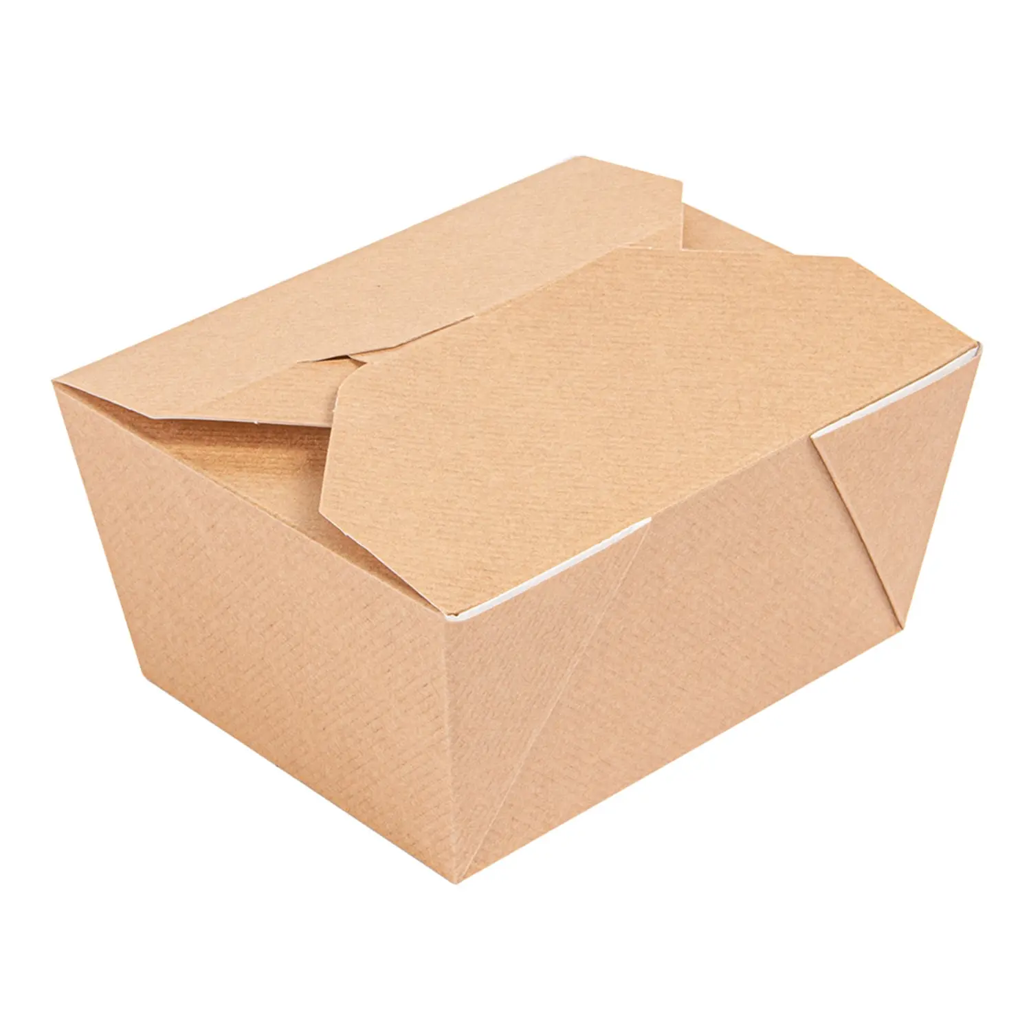 Scatole americane per microonde thepack 780 ml 11,3x9x6,3 cm naturale cartone nano-micro + pp (500 unità)