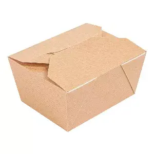 Caixas p/ microondas retangulares thepack 780 ml 11,3x9x6,3 cm natural cartão nano-micro + pp (500 unidade)
