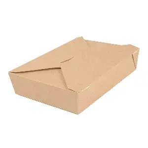 Caixas p/ microondas retangulares thepack 1470 ml 19,6x14x4,5 cm natural cartão nano-micro + pp (300 unidade)