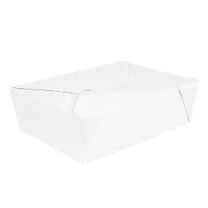 Caixas retangulares thepack 1980 ml 19,6x14x6,2 cm branco cartão nano-micro + pp (200 unidade)