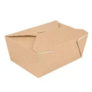 Scatole americane per microonde thepack 2880 ml 19,6x14x9 cm naturale cartone nano-micro + pp (200 unità)