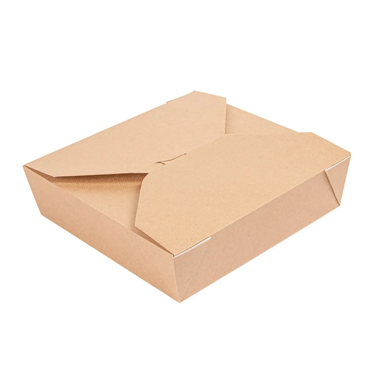 Scatole americane per microonde thepack 2910 ml 21,7x21,7x6 cm naturale cartone nano-micro + pp (100 unità)