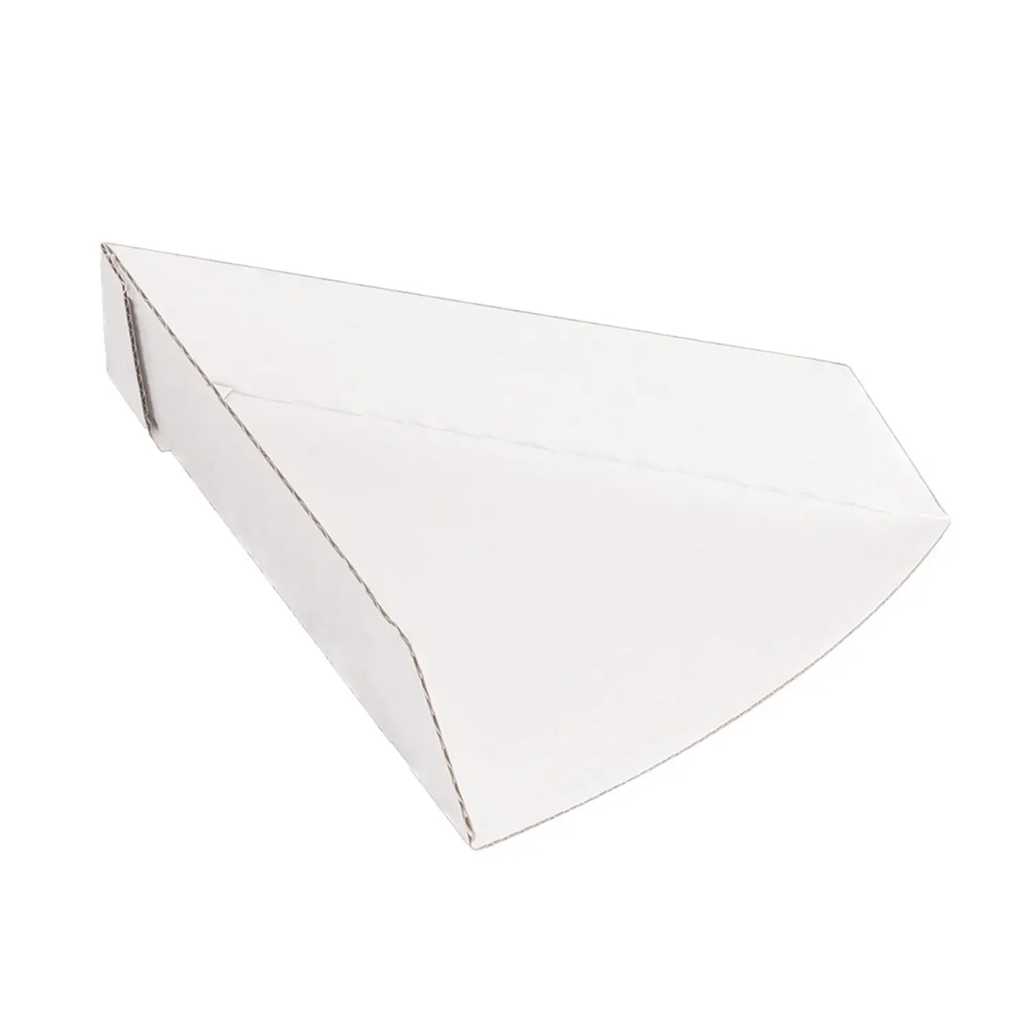 Vaschette triangolare pizza thepack  21x16,5x3,5 cm bianco cartone nano-micro (1200 unità)