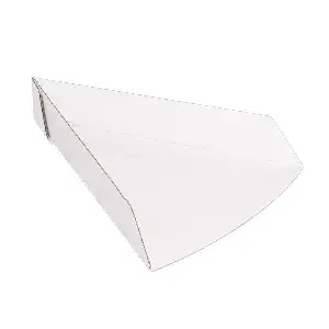 Vaschette triangolare pizza thepack  21x16,5x3,5 cm bianco cartone nano-micro (1200 unità)