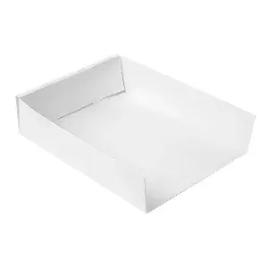 Vaschette diversi usi thepack  12x15x3,5 cm bianco cartone nano-micro (800 unità)