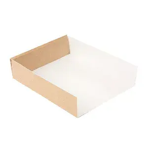 Vaschette diversi usi thepack  12x15x3,5 cm naturale cartone nano-micro (800 unità)