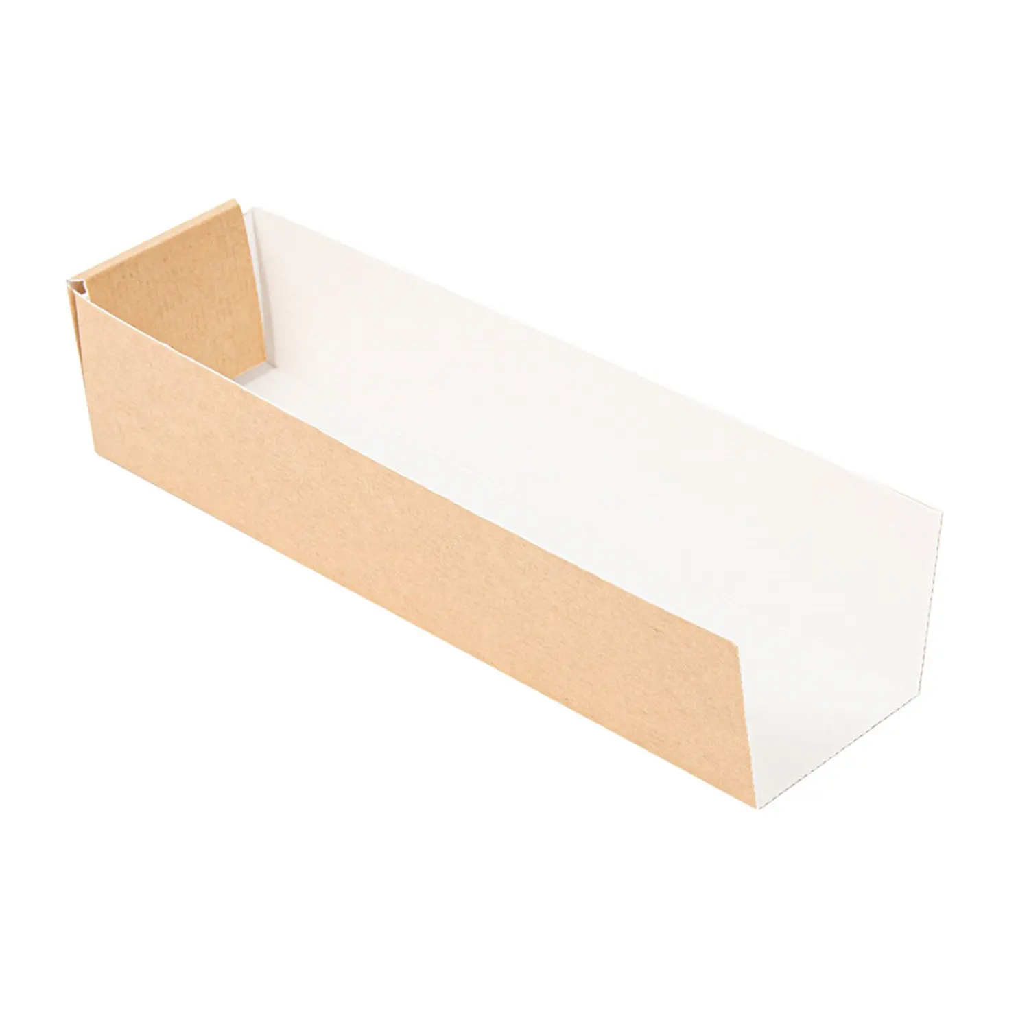 Vaschette hot dog thepack  4,7x18,2x4 cm naturale cartone nano-micro (1200 unità)