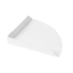 Portacrepes thepack  17x17x2,5 cm bianco cartone nano-micro (800 unità)