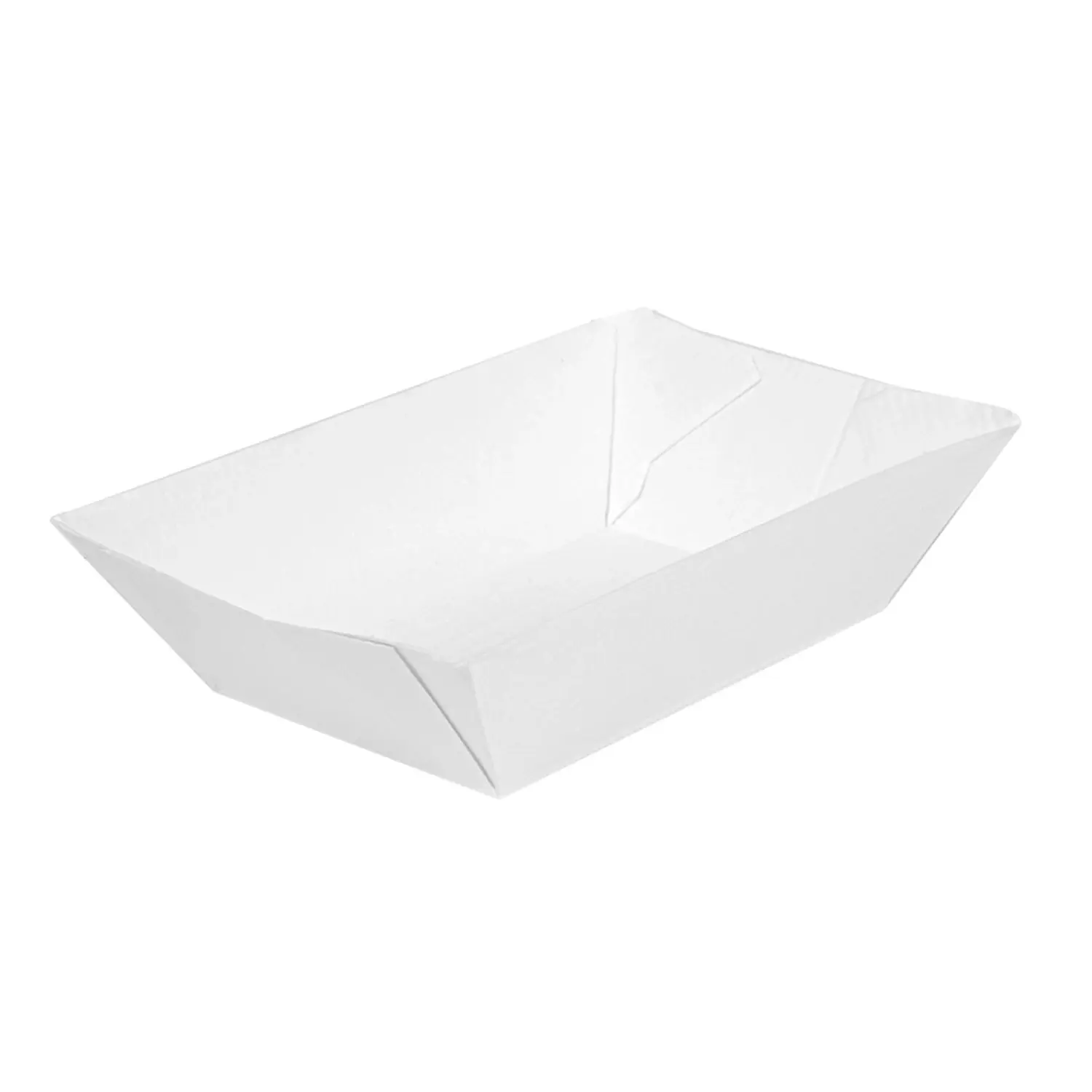Barchette thepack 120 g 230 g/m2 7,4x4,8x3,3 cm bianco cartone nano-micro (2400 unità)