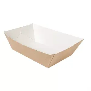 Barquetas thepack 2400 g 17x9,7x6,3 cm natural cartão nano-micro (600 unidade)