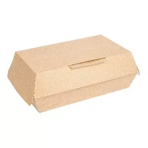 Scatole per cibo thepack  22x13x7,5 cm naturale cartone nano-micro (300 unità)