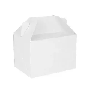 Maletas de comida para llevar thepack  18x12x9 cm blanco cartón nano-micro (100 unid.)