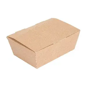 Scatole per cibo copperchio thepack 500 ml (16 oz) 14x9,7x5 cm naturale cartone nano-micro (480 unità)