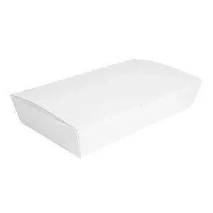 Cajas para comida tapa thepack 1700 ml (54 oz) 27,5x16,5x5 cm blanco cartón nano-micro (240 unid.)