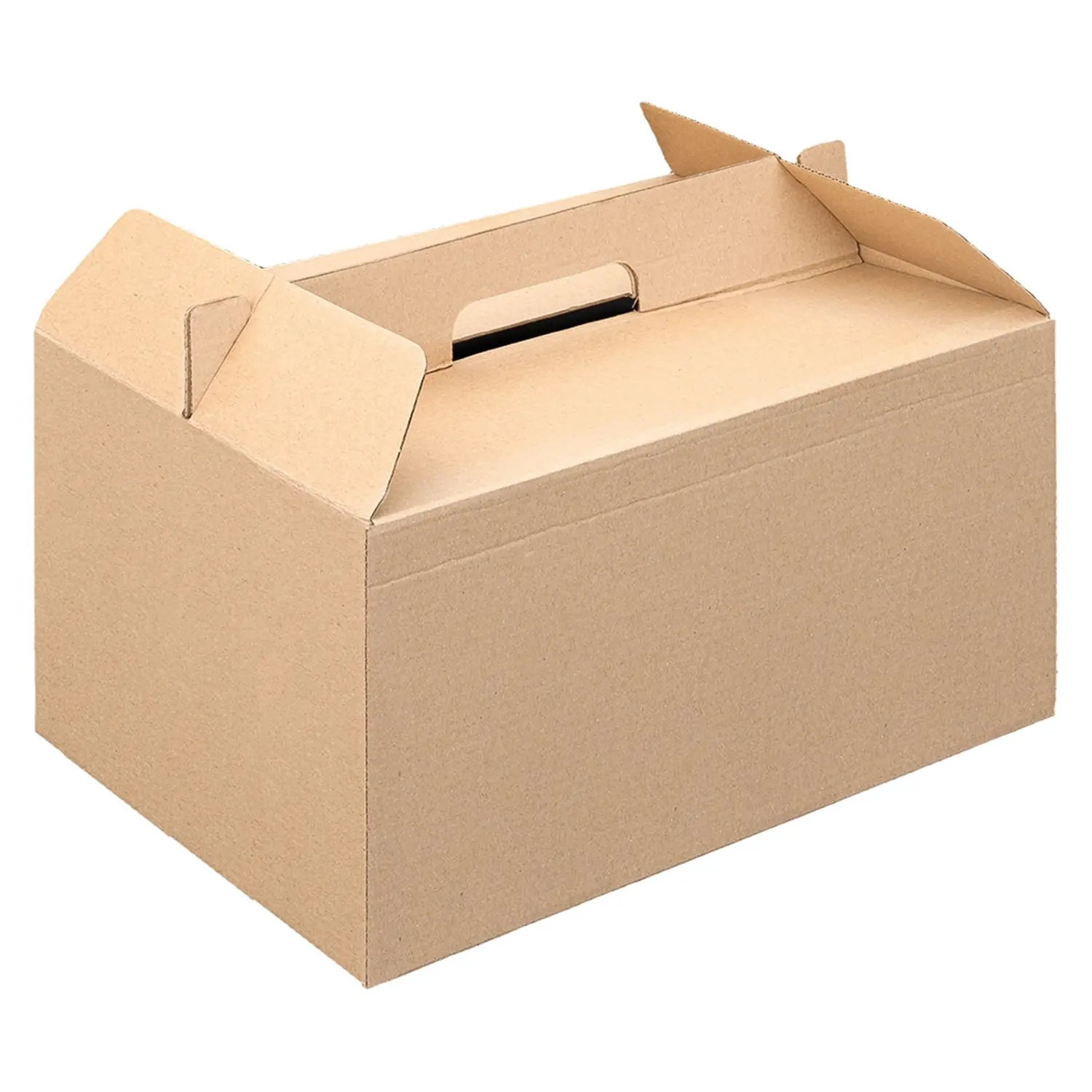 Valigiette porta pranzo thepack  28x20x15 cm naturale cartone a microcanali (100 unità)