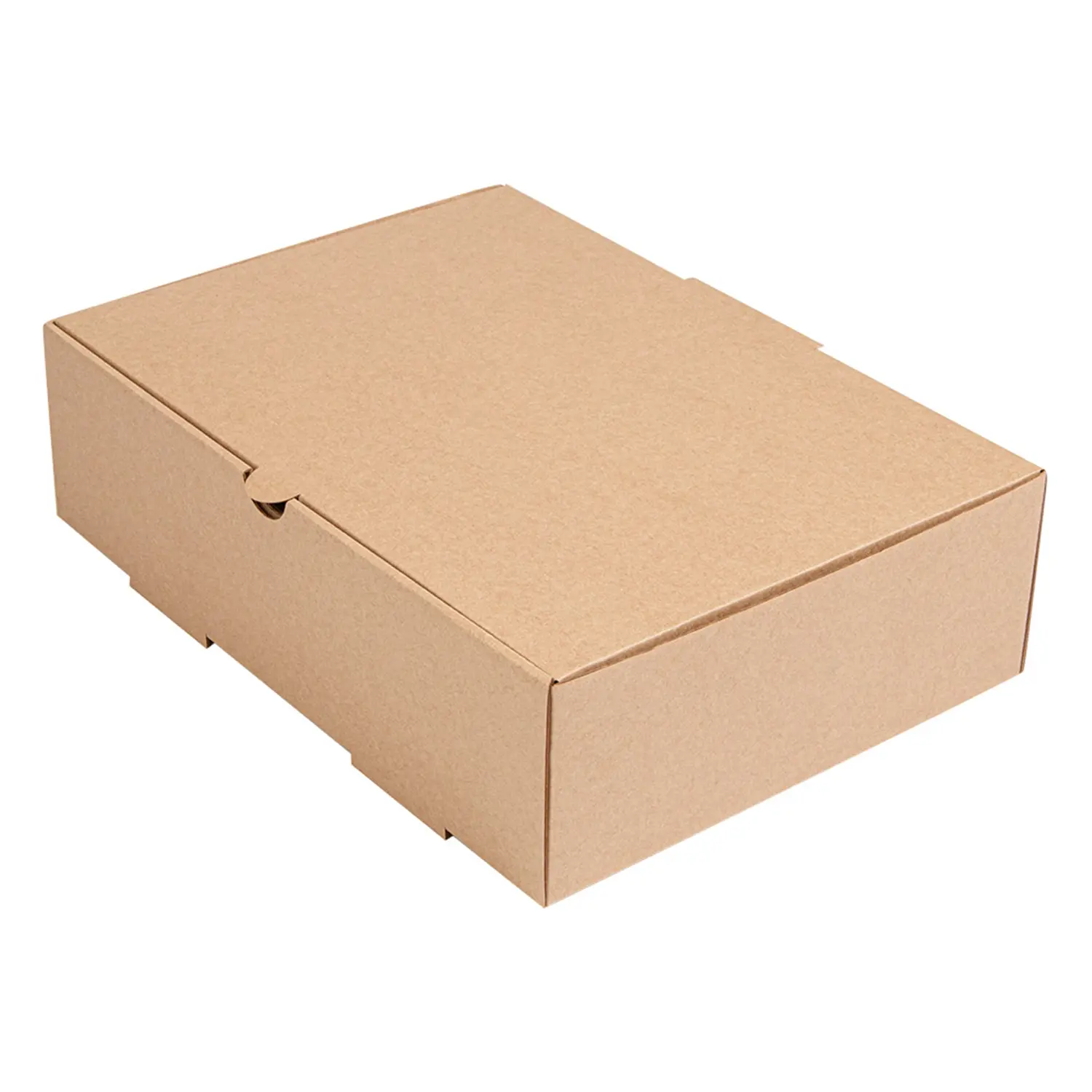 Scatole per pranzo d'asporto thepack  26x18x7 cm naturale cartone a microcanali (100 unità)