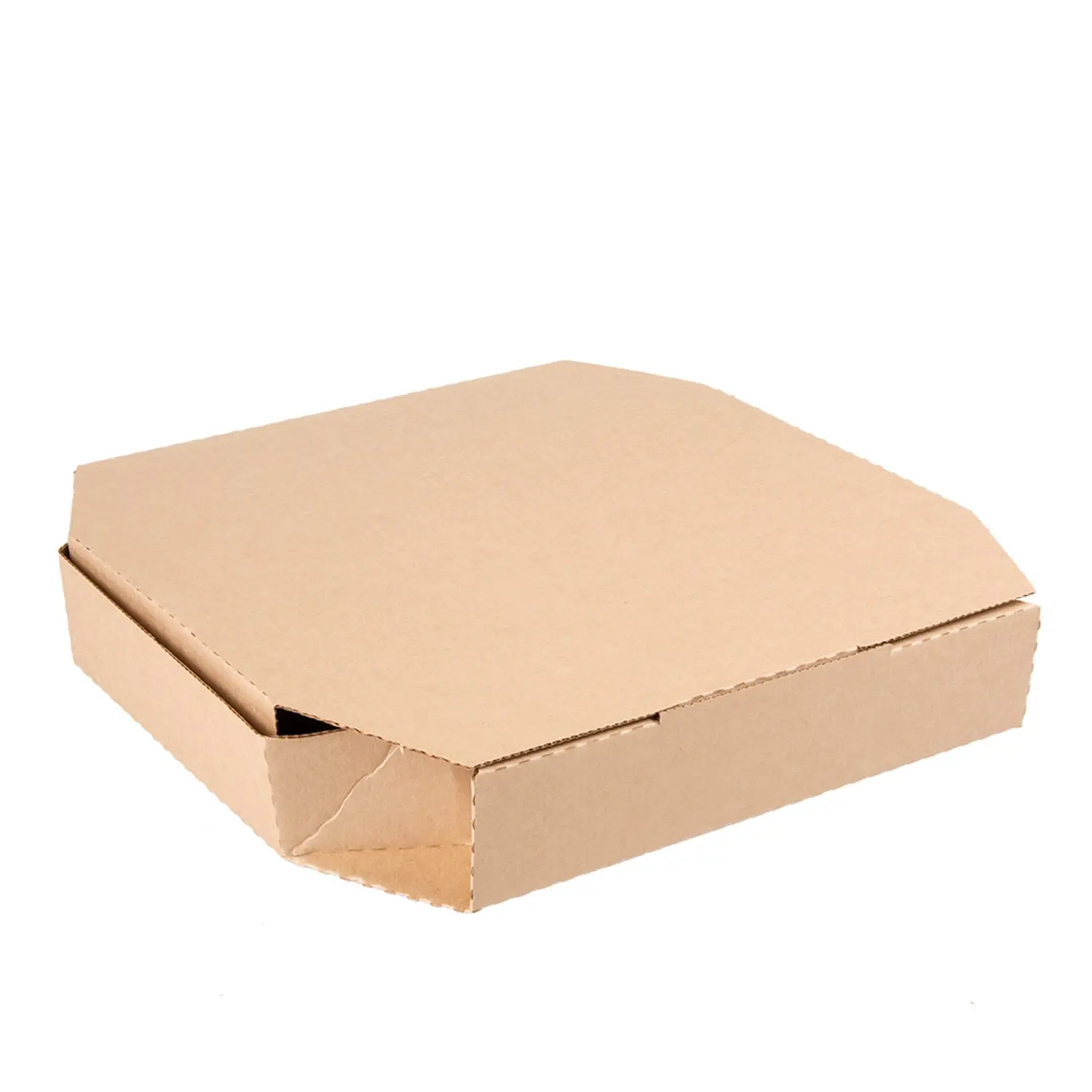 Scatola ottagonale   26x26x3,8 cm naturale cartone a microcanali (100 unità)