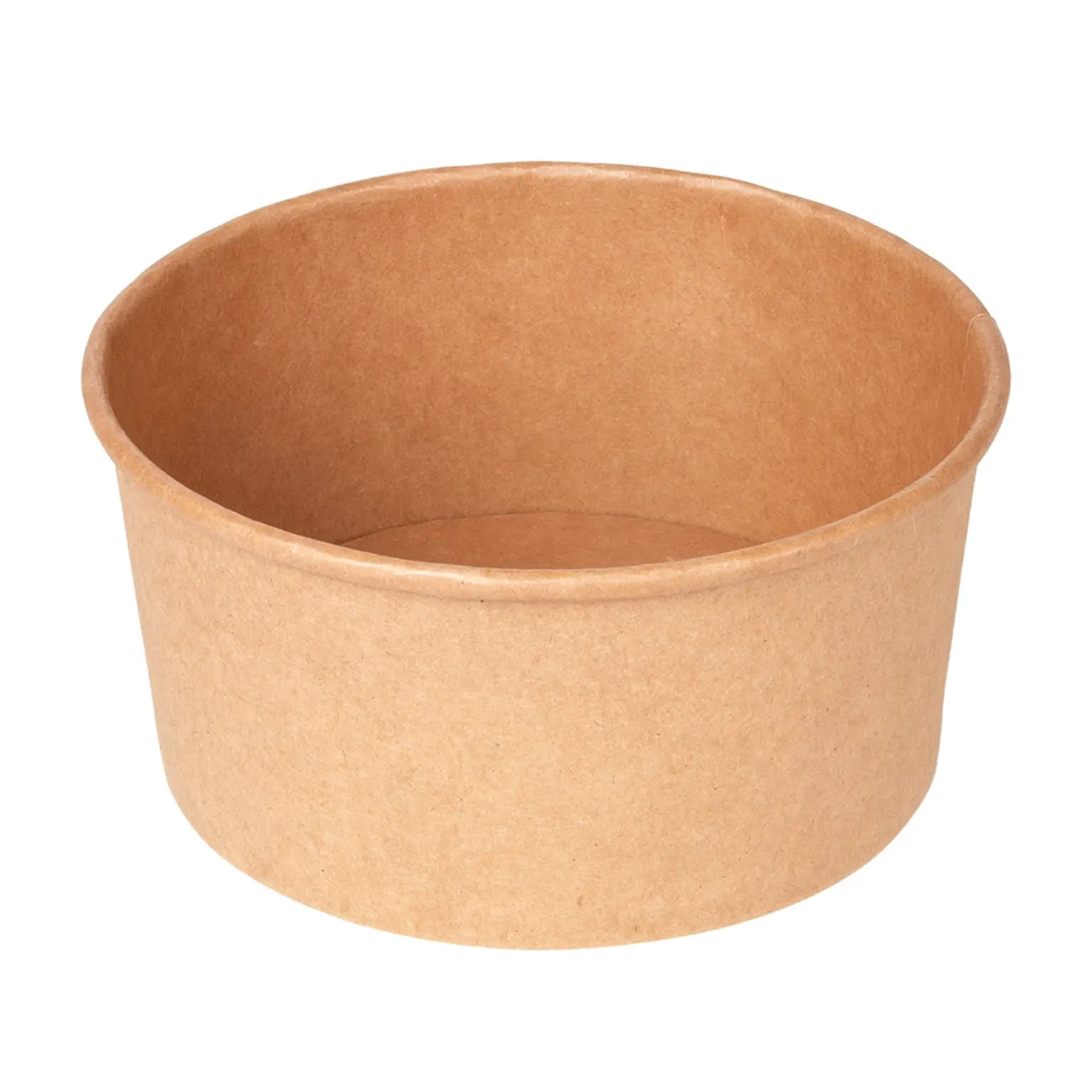 Insalatieri  750 ml 320 + 18 pe g/m2 ø 14,5/12,5x7 cm naturale kraft (500 unità)