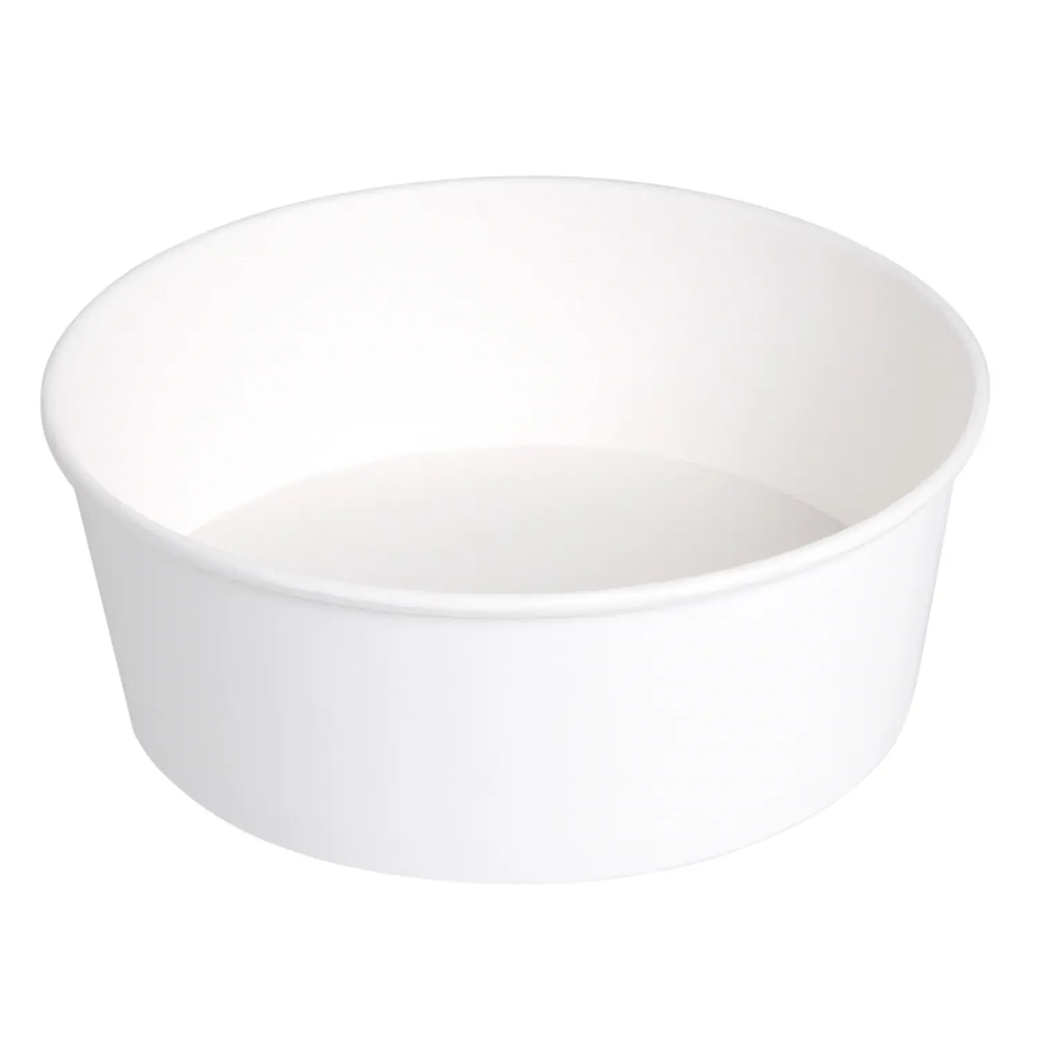 Potes saladeiras  1300 ml 337 g/m2 + pe ø 18,7/16x7 cm branco cartão (300 unidade)
