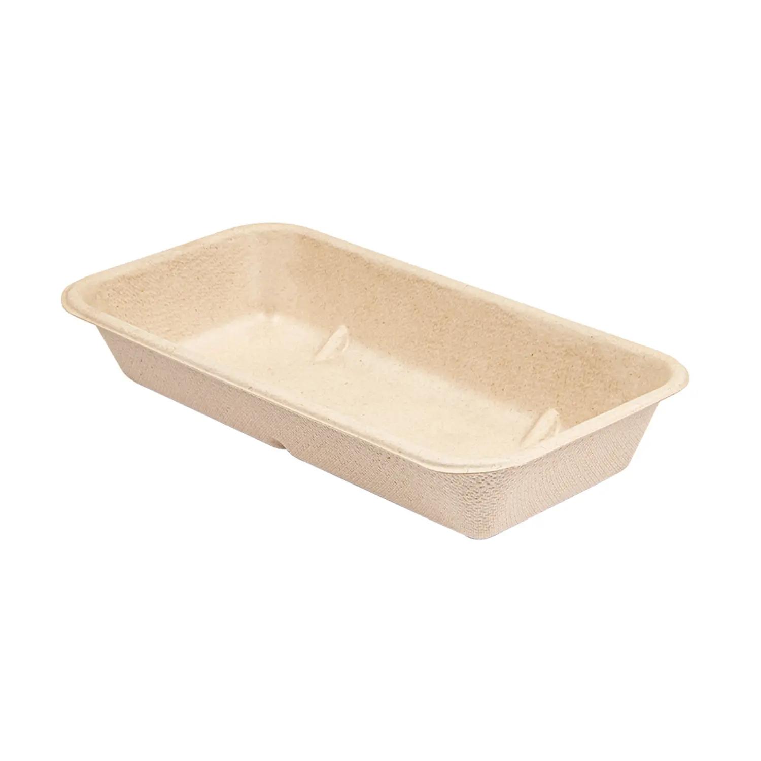 Vassoi bionic 500 ml 20,9x10,7x3,5 cm naturale bagassa (400 unità)