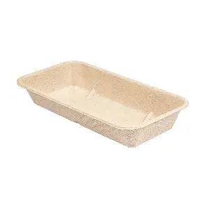 Vassoi bionic 500 ml 20,9x10,7x3,5 cm naturale bagassa (400 unità)
