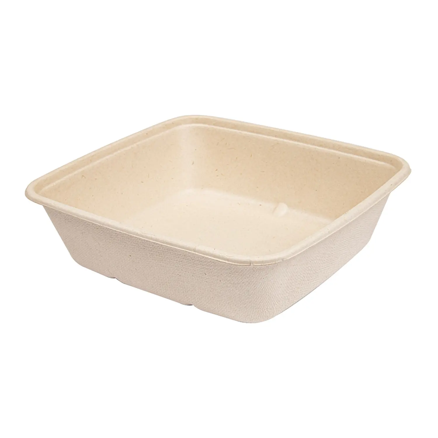 Vassoi bionic 1250 ml 20x18,5x5,5 cm naturale bagassa (400 unità)